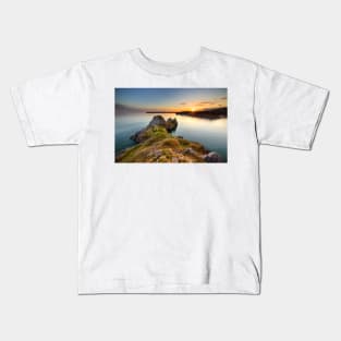 Three Cliffs Bay, Gower Kids T-Shirt